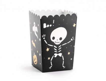 Halloween black treat boxes 6pcs