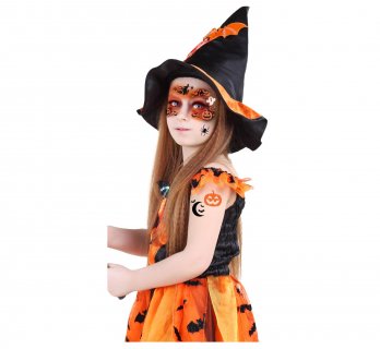 Στένσιλ με διάφορα σχέδια του Halloween για face painting