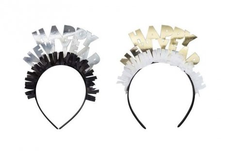 Wearable party accessories headbands for the New Year's Eve