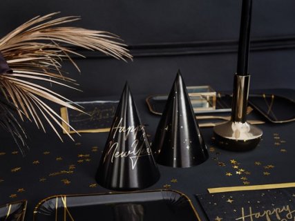 happy-new-year-and-stars-black-party-hats-with-gold-foiled-print-seasonal-party-supplies-cpp27