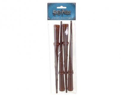 Harry Potter plastic magic wands 4pcs
