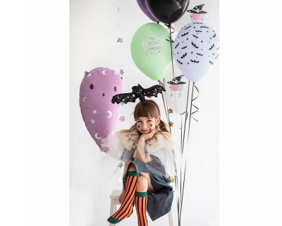 Halloween party decoration with hocus pocus latex balloons