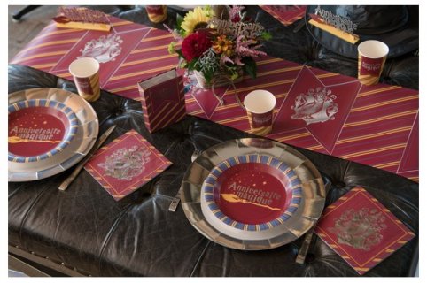 Harry Potters tie fabric runner for table decoration