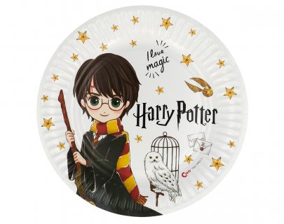 I love magic Harry Potter large paper plates 8pcs