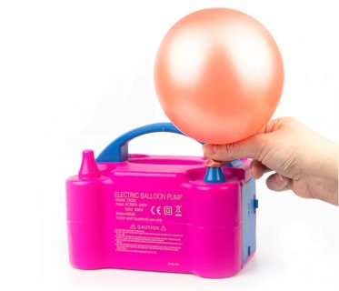 Electric pump to inflate balloons with air