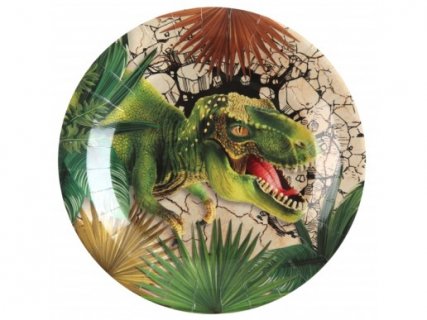 Jurassic Δεινόσαυροι Μεγάλα Χάρτινα Πιάτα (10τμχ)
