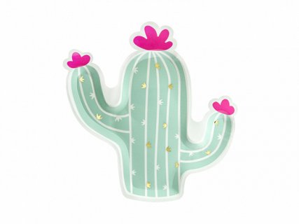 cactus-shaped-paper-plates-themed-party-supplies-tpp56