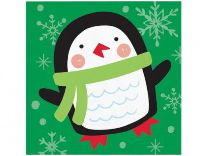 welcome-winter-beverage-napkins-with-penguin-party-supplies-for-christmas-352884
