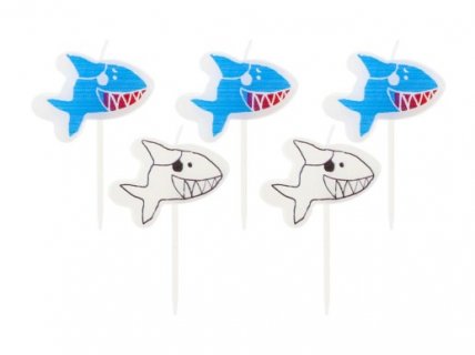 shark-cake-candles-birthday-party-accessories-swpire