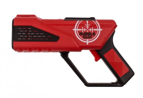 Red bubble gun with led light 25cm