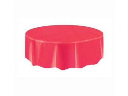 red-round-tablecover-color-theme-party-supplies-50025