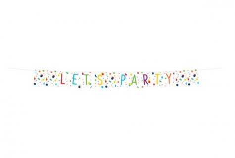 Let's Party flag bunting 185cm