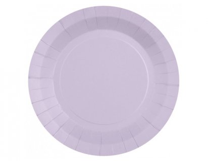 Μεγάλα χάρτινα πιάτα σε λιλά χρώμα 10τμχ
