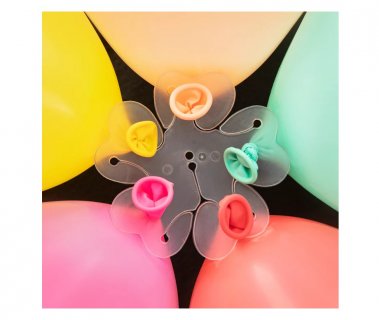 Balloon accessories, clip connector for balloon flower decoration.