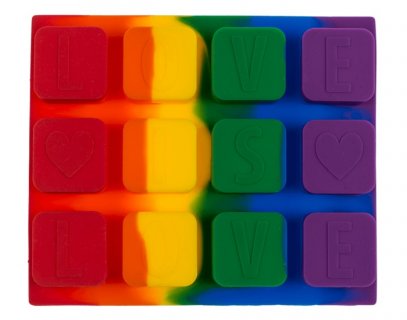 Love is love silicone ice cube tray