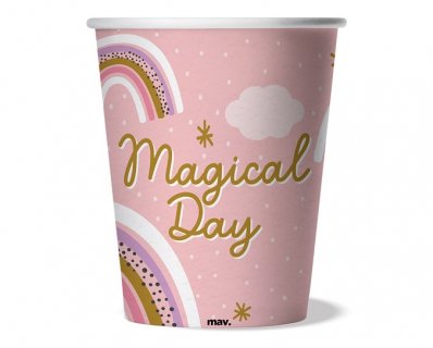 Magical Unicorn paper cups 8pcs