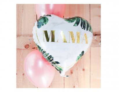 Μπαλόνι foil με χρυσό τύπωμα τα γράμματα MAMA