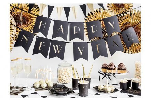 Satin ribbon in black color for decoration