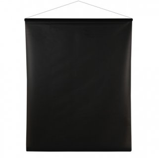 Black hanging decorative banner