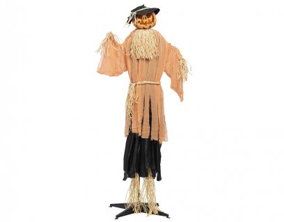 Large pumpkin scarecrow with sound and movement 190cm
