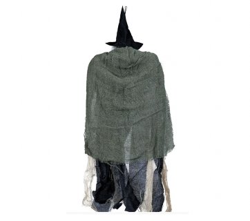Scary witch hanging decoration for a Halloween theme party
