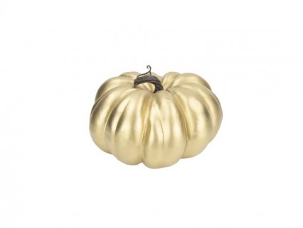 Small gold decorative pumpkin 10cm
