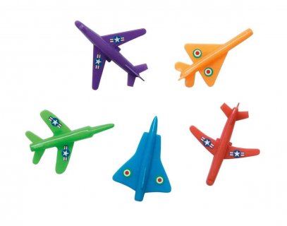 Mini jet planes party favors