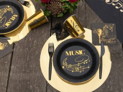 music-black-beverage-napkins-with-gold-foiled-print-themed-party-supplies-6667