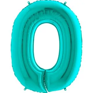 supershape-balloon-number-0-mint-green-for-party-decoration-170ti