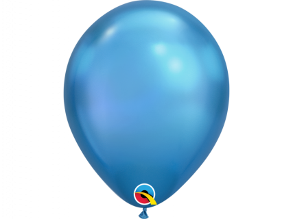 Μπλε Chrome Μπαλόνια Λάτεξ 6τεμ