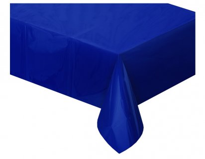 Foil blue tablecover