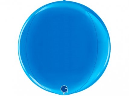 Μπλε Globe Ολοστρόγγυλο Μπαλόνι (38εκ)