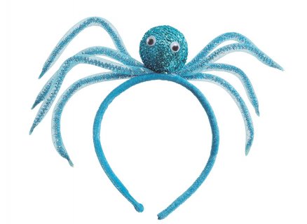 Headband in blue color with the octapus
