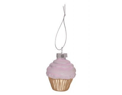 Cupcake στολίδι για το δέντρο των Χριστουγέννων