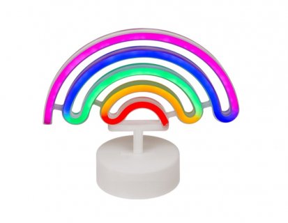Neon light rainbow 25cm
