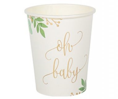 Oh Baby Nature paper cups 8pcs