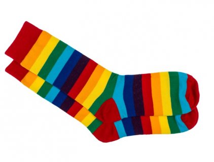 Rainbow one size socks