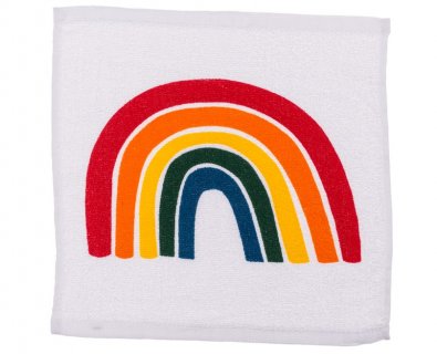 Magic towel and great favor with the rainbow design