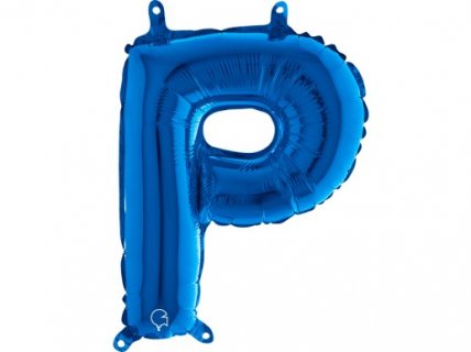 P Μπαλόνι Γράμμα Μπλε (35εκ)
