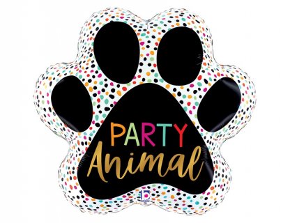 Party animal foil μπαλόνι με την πατούσα του σκύλου 79εκ