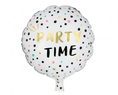 Party time foil balloon 45cm