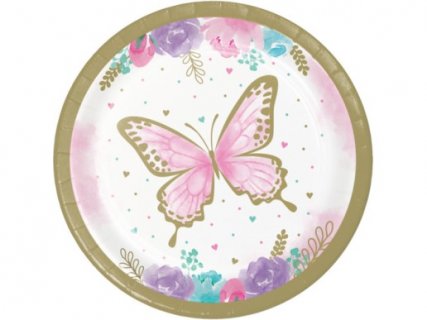 butterfly-small-paper-plates-party-supplies-for-girls-354580