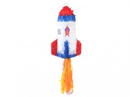 pinata-rocket-in-white-blue-and-red-color-for-space-party-theme-wmprak