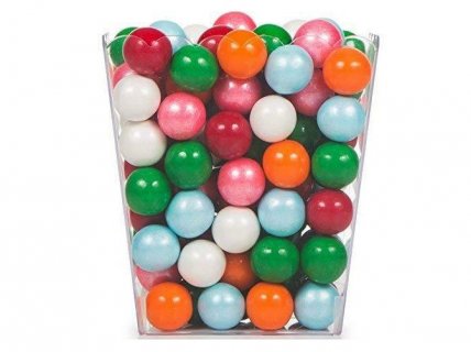 Plastic reusable rectangular container for the candy bar