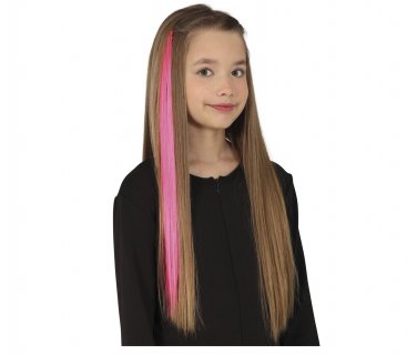 Pink color hair extensions, fashion gifts