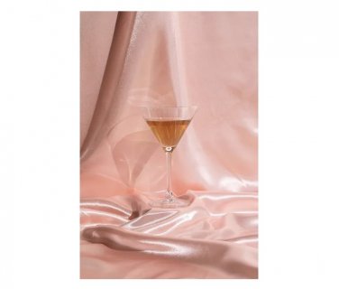 Satin fabric in pink-peach color for party, baptism and wedding decoration
