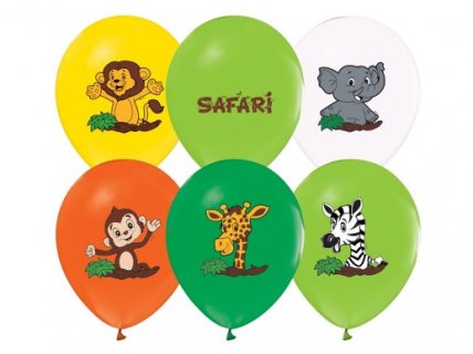 safari-latex-balloons-for-party-decoration-with-the-animals-of-the-jungle-theme-gzsaf5