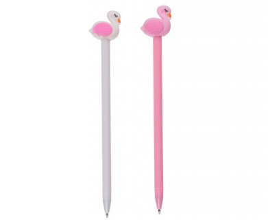 Flamingo set of pens 2pcs