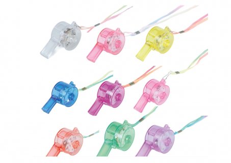 Whistle necklace with light