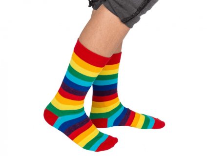 One size rainbow socks, wearable accessories